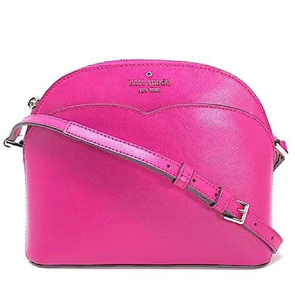 kate spade Handbags - Kate Spade Pink Magenta Payton Dome Crossbody Purse